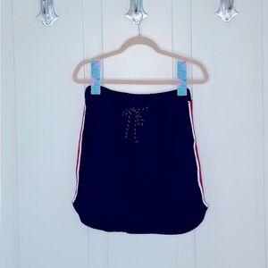 SUNDRY Navy Skirt with Ties and pocket's Woman’s Size 2 (Size M)